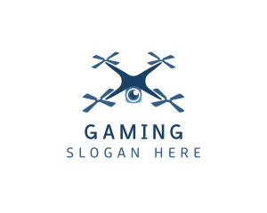 Drone Quadcopter Camera Logo