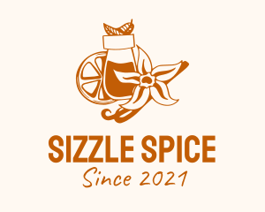 Star Anise Herb Spice logo design