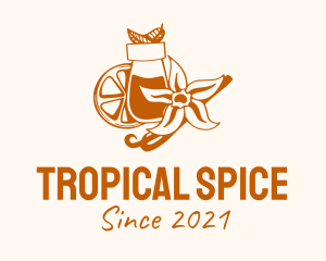 Star Anise Herb Spice logo design