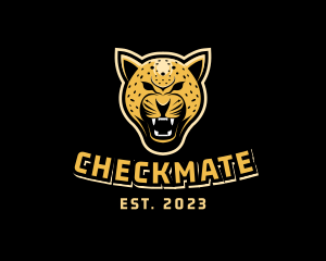 Wild Cheetah Cat logo design