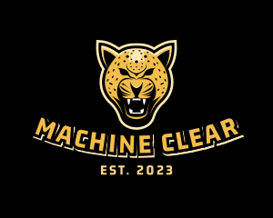 Wild Cheetah Cat logo design