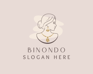 Fashion Woman Jewelry  Logo