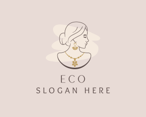 Fashion Woman Jewelry  Logo