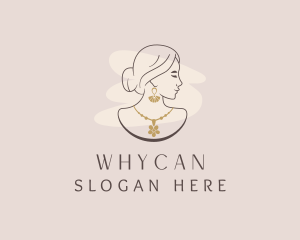 Fashion Woman Jewelry  Logo