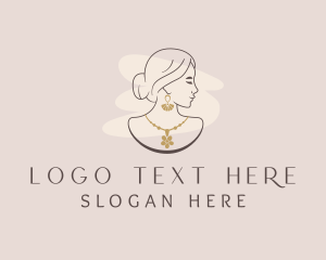 Fashion Woman Jewelry  Logo