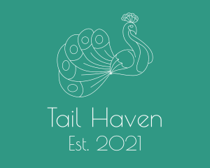 Tail - Extravagant Bird Tail logo design