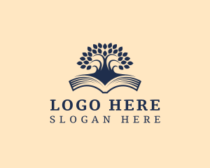 Ebook - Book Tree Bookstore logo design