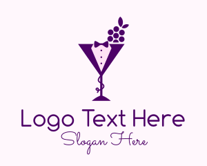 Orchard - Tuxedo Grape Wine logo design