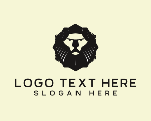 Feline - Lion Mane Zoo logo design