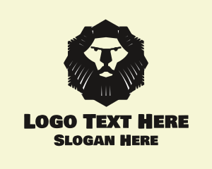 Lion King - Black Lion Zoo logo design