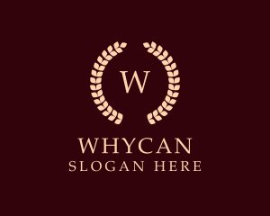 Hotel - Elegant Wreath Business logo design