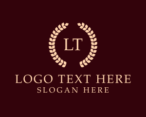 Elegance - Elegant Wreath Business logo design