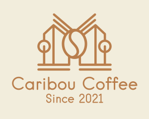 Coffee House Line Art logo design