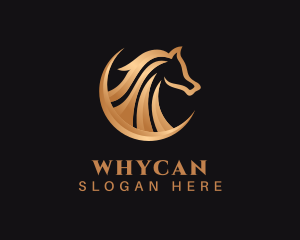 Golden - Golden Equine Horse logo design