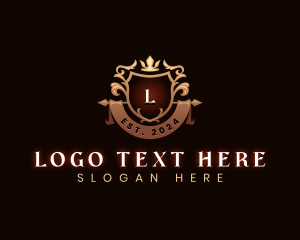 Luxury - Elegant Crown Crest logo design