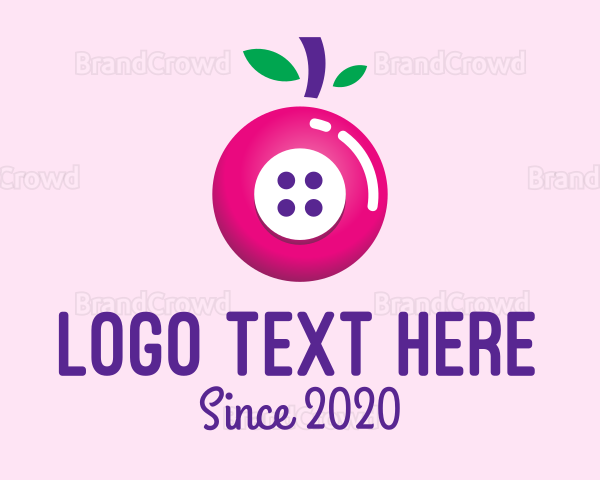 Fruit Berry Button Logo