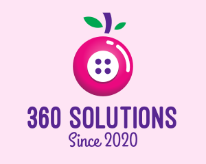 Fruit Berry Button logo design