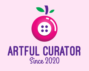 Fruit Berry Button logo design