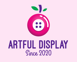 Fruit Berry Button logo design