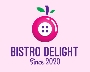 Fruit Berry Button logo design