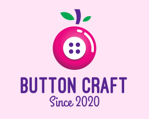 Fruit Berry Button logo design