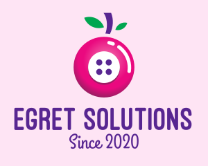 Fruit Berry Button logo design