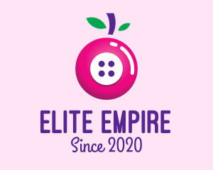 Fruit Berry Button logo design