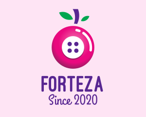 Fruit Berry Button logo design