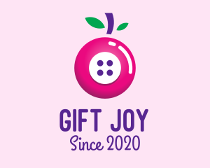 Fruit Berry Button logo design