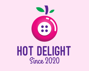 Fruit Berry Button logo design