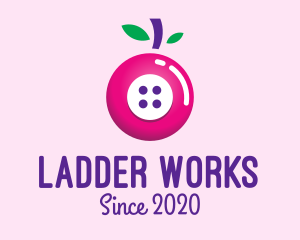 Fruit Berry Button logo design