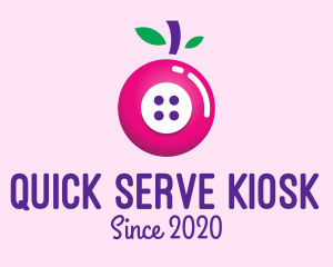 Fruit Berry Button logo design