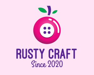 Fruit Berry Button logo design