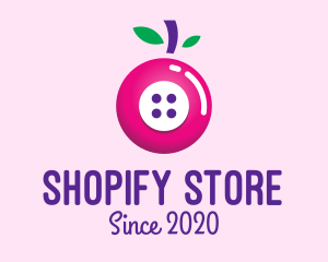 Fruit Berry Button logo design