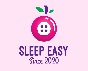 Fruit Berry Button logo design