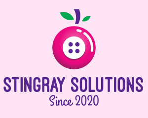 Fruit Berry Button logo design