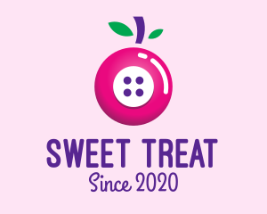 Fruit Berry Button logo design