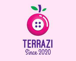 Fruit Berry Button logo design