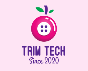 Fruit Berry Button logo design