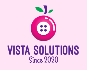 Fruit Berry Button logo design