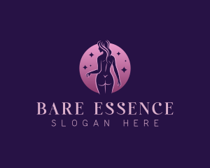 Woman Nude Sexy logo design