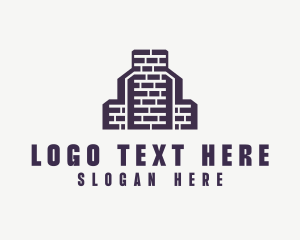 Brick - Construction Building Property logo design