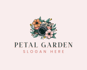 Petal - Floral Camera Photography logo design