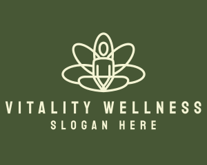 Yoga Meditation Wellness  logo design