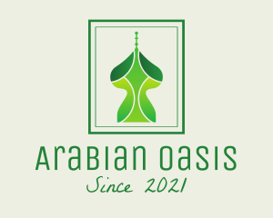 Arabian - Green Arabian Structure logo design