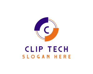 Modern Tech Orbit logo design