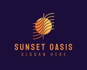 Splice Tropical Sunset logo design