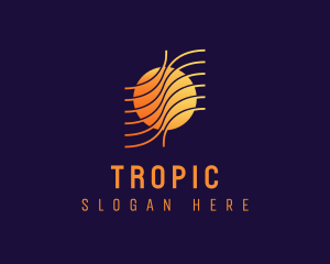 Splice Tropical Sunset logo design