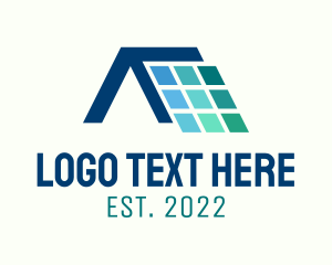 House Hunting - House Panel Roofing logo design