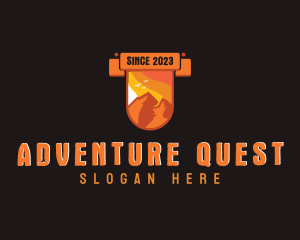Expedition - Adventure Mountain Camp logo design